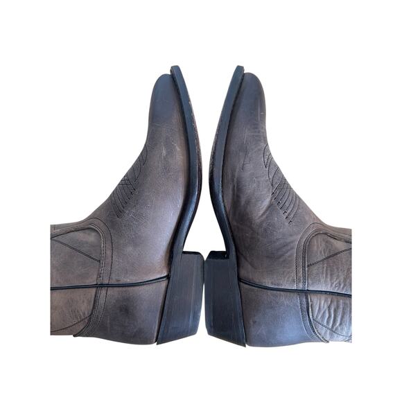 Frye Vintage Billy Smoke Gray Brown Western Cowgirl Boots Size 7 - Picture 5 of 12